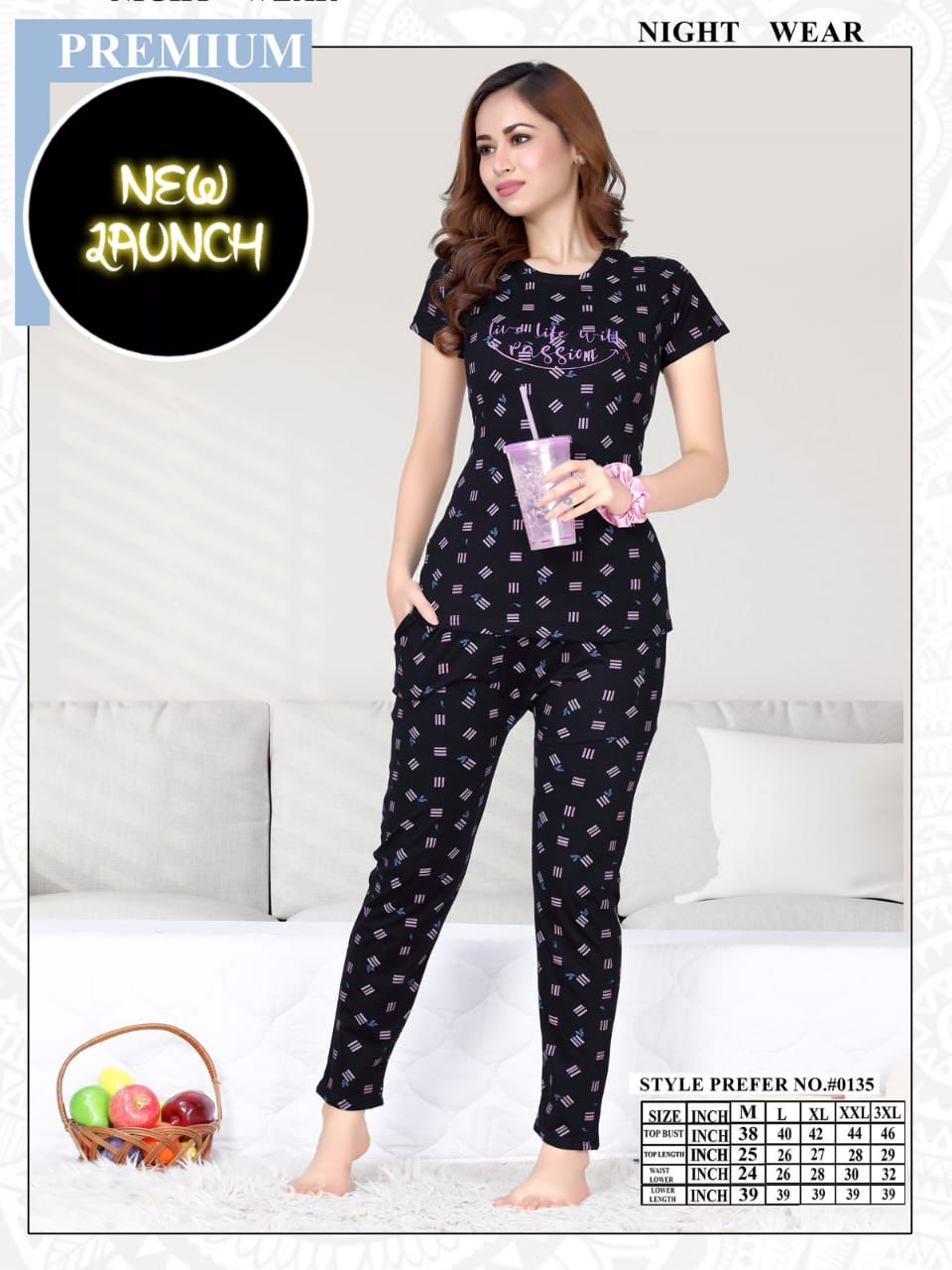 Summer Special At 0135 Printed Night Suit Catalog